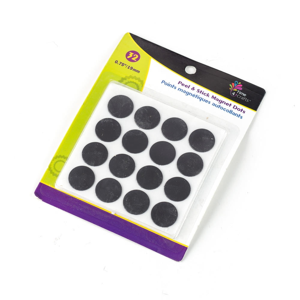 Round Magnetic Discs with Adhesive Backing Magnetic Adhesive Dots Great for Crafts Adhesive Magnetic Discs School /& More! Magnetic Discs are Great to use at Home Office 3//4 inch, 25 Pieces